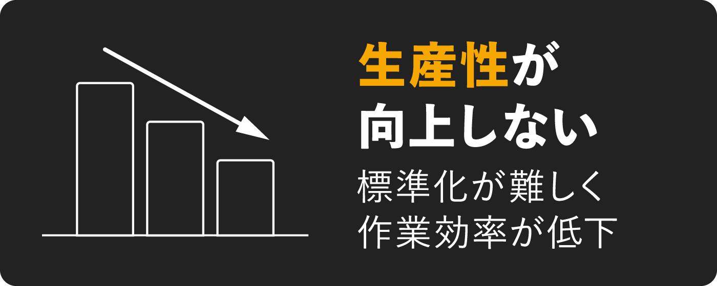 生産性が向上しない