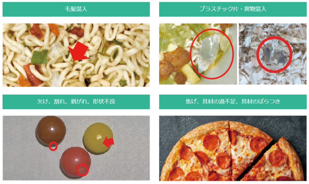 INSPECTION EXAMPLE OF AI APPEARANCE INSPECTION_FOOD